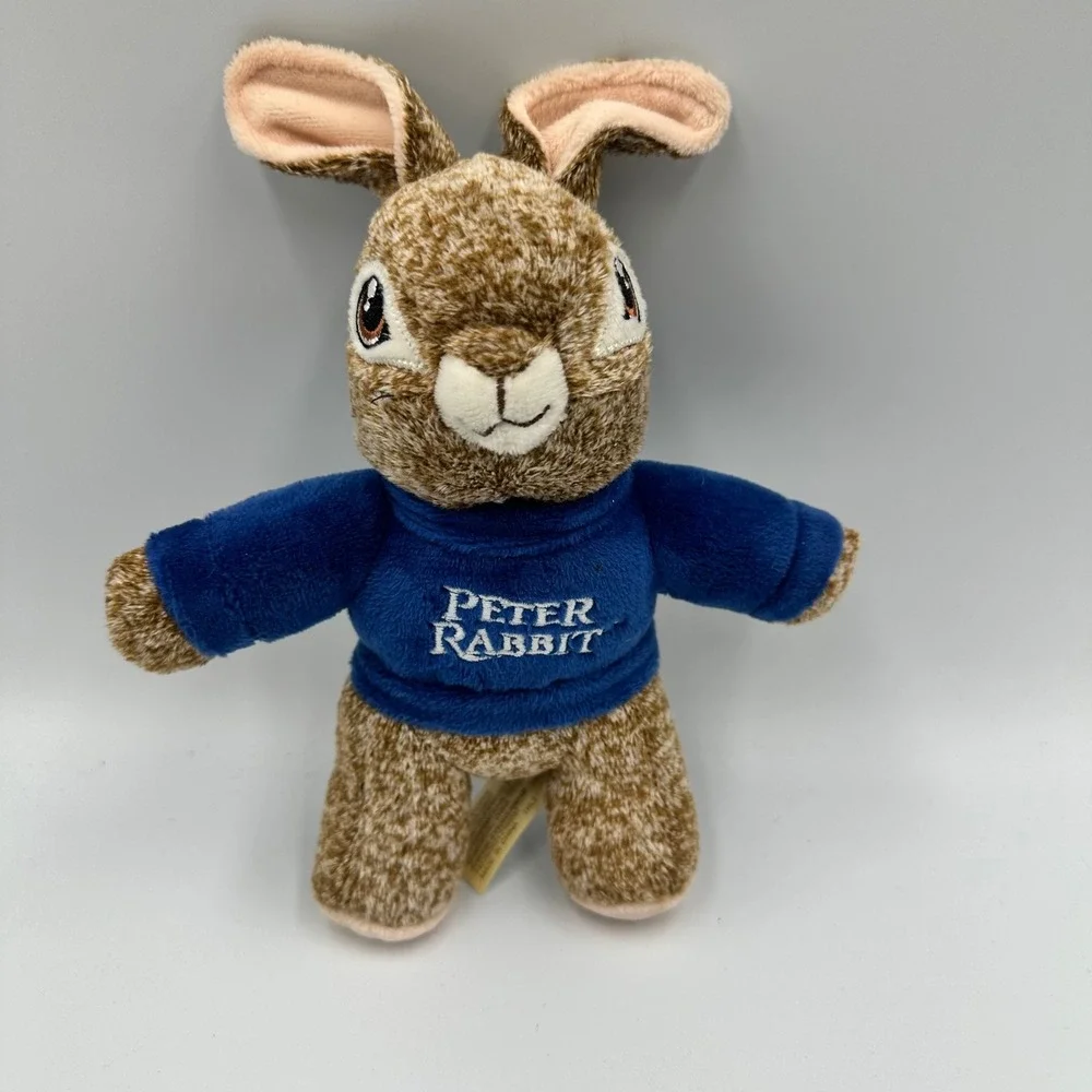 Dan Dee Peter Rabbit 2 Movie Plush Backpack Clip 9 Inch Stuffed Animal Toy 2022
